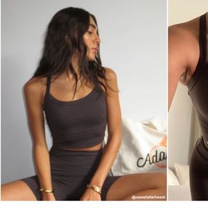 Adanola y-back bra in coffee brown